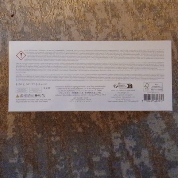 NIB. Diptyque Candle Set - Picture 2 of 3